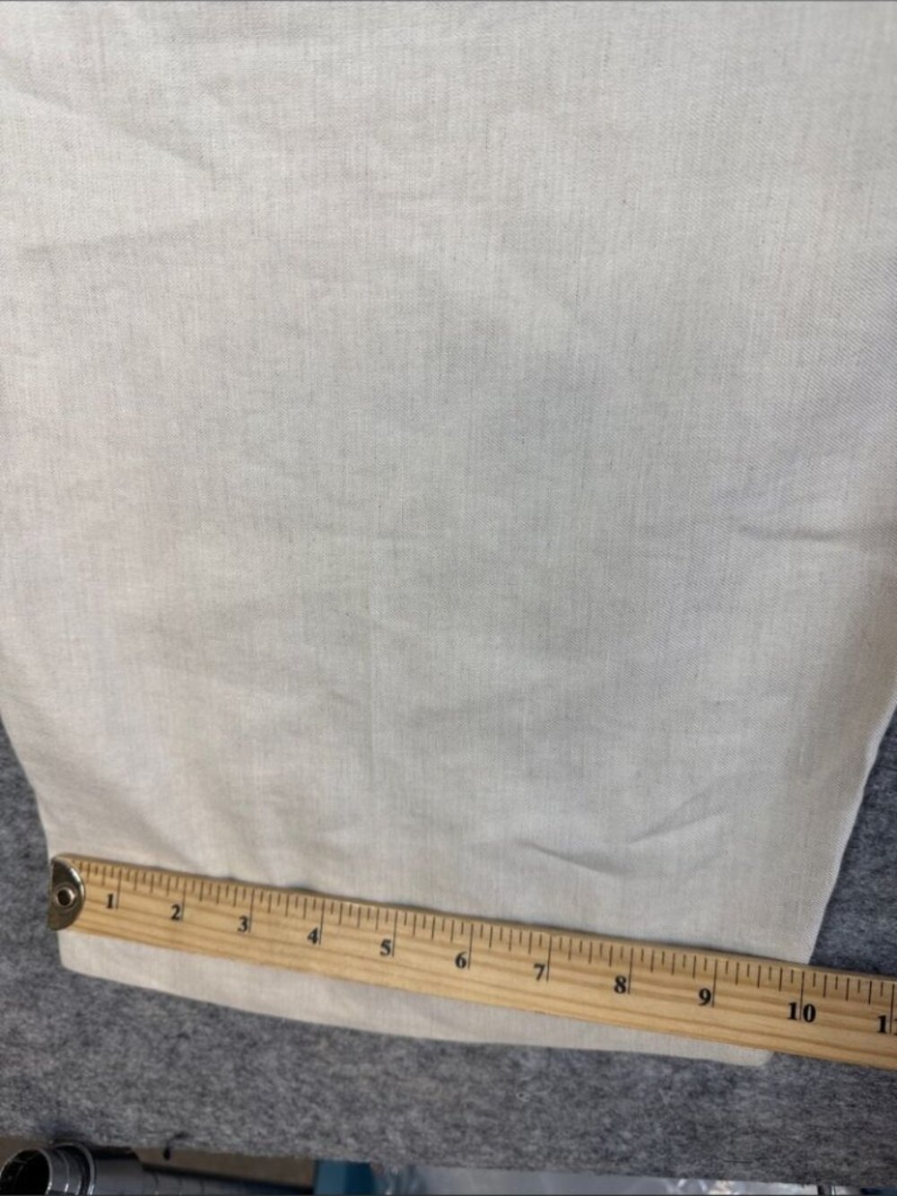 Banana Republic Linen Blend Wide Leg Pants Cream Size 2 Quiet Luxury Miinimalist - Picture 7 of 12